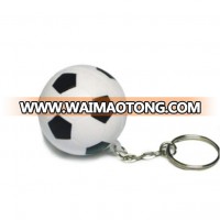 Promotion PU foam mini sports soccer ball keychain